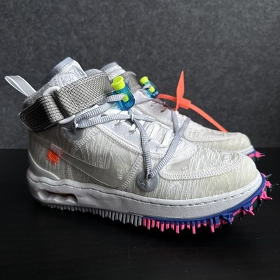 Nike Air Force 1 Mid SP Off White Clear White Weiß Gr 38 / 38.5 DO6290 100