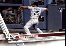 2017 Topps #413 Rob Segedin RC Los Angeles Dodgers
