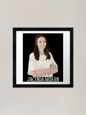 jacinda ardern pm Framed Art Print Framed Wall Art Poster Canvas Print Picture