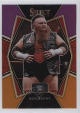 2022 Panini Select WWE Premier Level Purple & Orange Prizm Dave Mastiff 02l5
