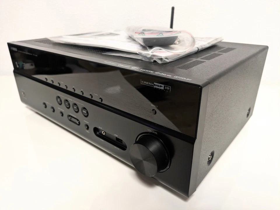 Yamaha RX V481 Music Cast 5.1 AV Receiver WiFi Bluetooth 2.2 HDCP 4K HDMI Optik - Bild 4 von 4