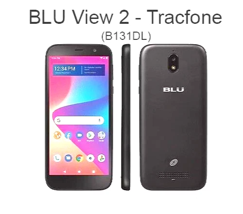 Tracfone BLU View 2 - B131DL - 32GB - Black - Prepaid Smartphone - Image 2 of 3