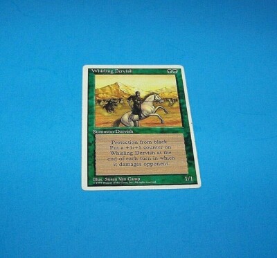  Magic The Gathering 4th Edition Vintage 1995     ''Whirling Dervish''  