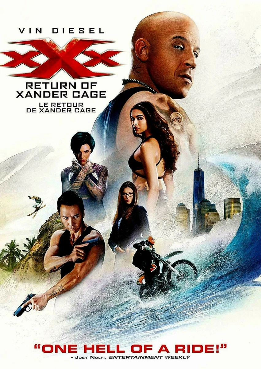 NEW DVD- XXX RETURN OF XANDER CAGE - Vin Diesel, Donnie Yen, Deepika  Padukone, | eBay