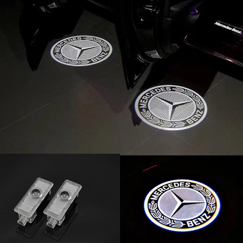 LED HD Door Courtesy Laser Shadow Light For Mercedes-Benz C218 A207 C207 C117 - Picture 1 of 12