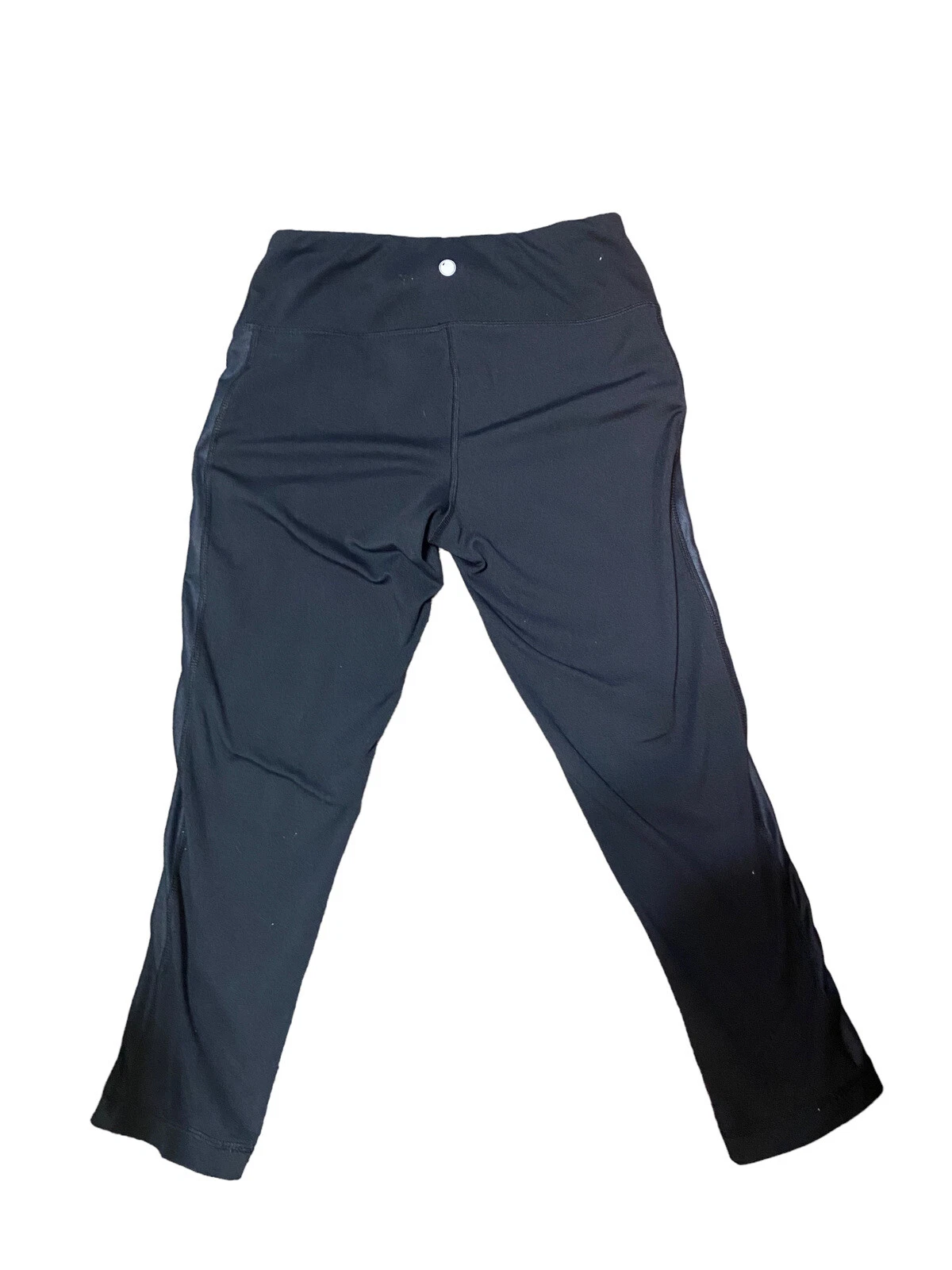 yogalicious extra high waisted cropped polyester blend leggings