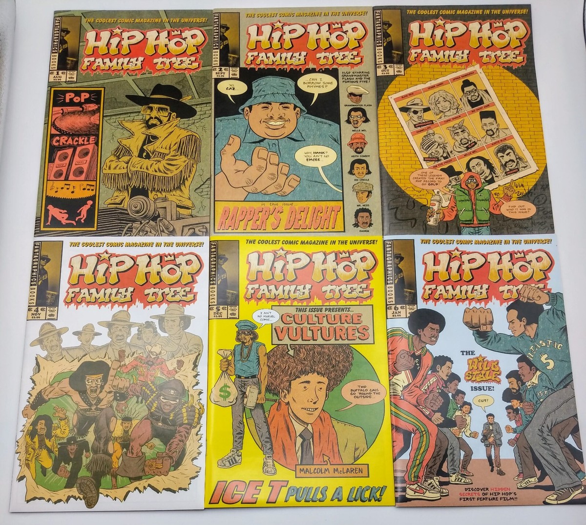 Hip-Hop Family Tree #1-#12 NM- COMPLETE w/ FCBD Ed Piskor
