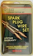 Vintage Nos Wells Spark Plug Wire Set 4 Cylinder Custom Set Q1841 Vintage Nos Wells Spark Plug Wire Set 4 Cylinder Custom Set Q1841