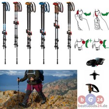Wanderst&ouml;cke Trekkingst&ouml;cke h&ouml;henverstellbar 100-135 cm Walking extrem leicht