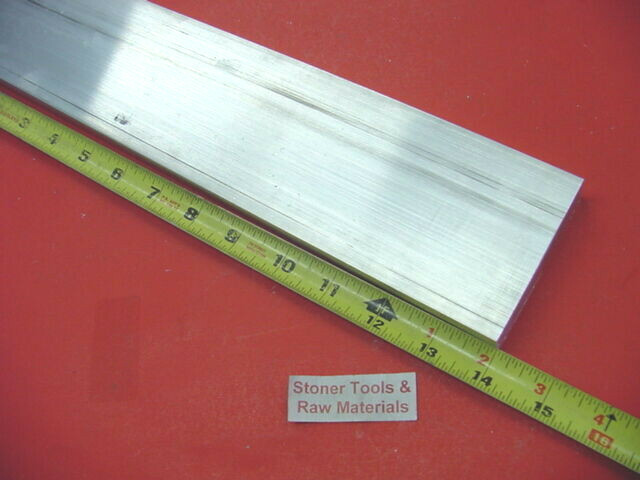 1" X 4" X 14" Aluminum 6061 T6511 Flat Bar - Solid Extruded Mill Stock (USA Made)