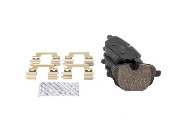 TRQ 14BX37B Rear Brake Pad Set Fits 2014-2016 BMW i8 Ceramic Brake Pads