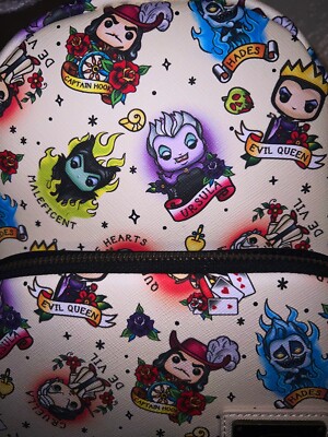 funko pop by loungefly disney villains tattoo mini backpack Funko Pop! by Loungefly Disney Villains Tattoo Mini Backpack Hades Ursula
