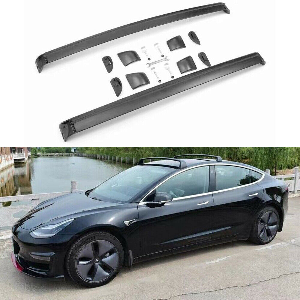 Cross Bar fits for Tesla Model Y 2021-2023 Roof Luggage Rack Carrier Rails 2PCS