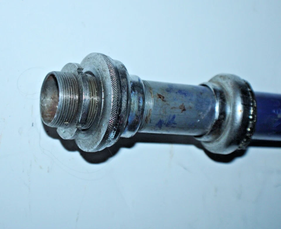 Vintage Touring Road Bike Fork 27" 1" Threaded 160mm Blue Lugged Steel Fast Ship - Image 3 of 4