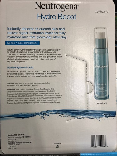 Doppelpack - Neutrogena Hydro Boost feuchtigkeitsspendendes Serum mit Hyaluronsäure 1 fl oz ea - Bild 2 von 2