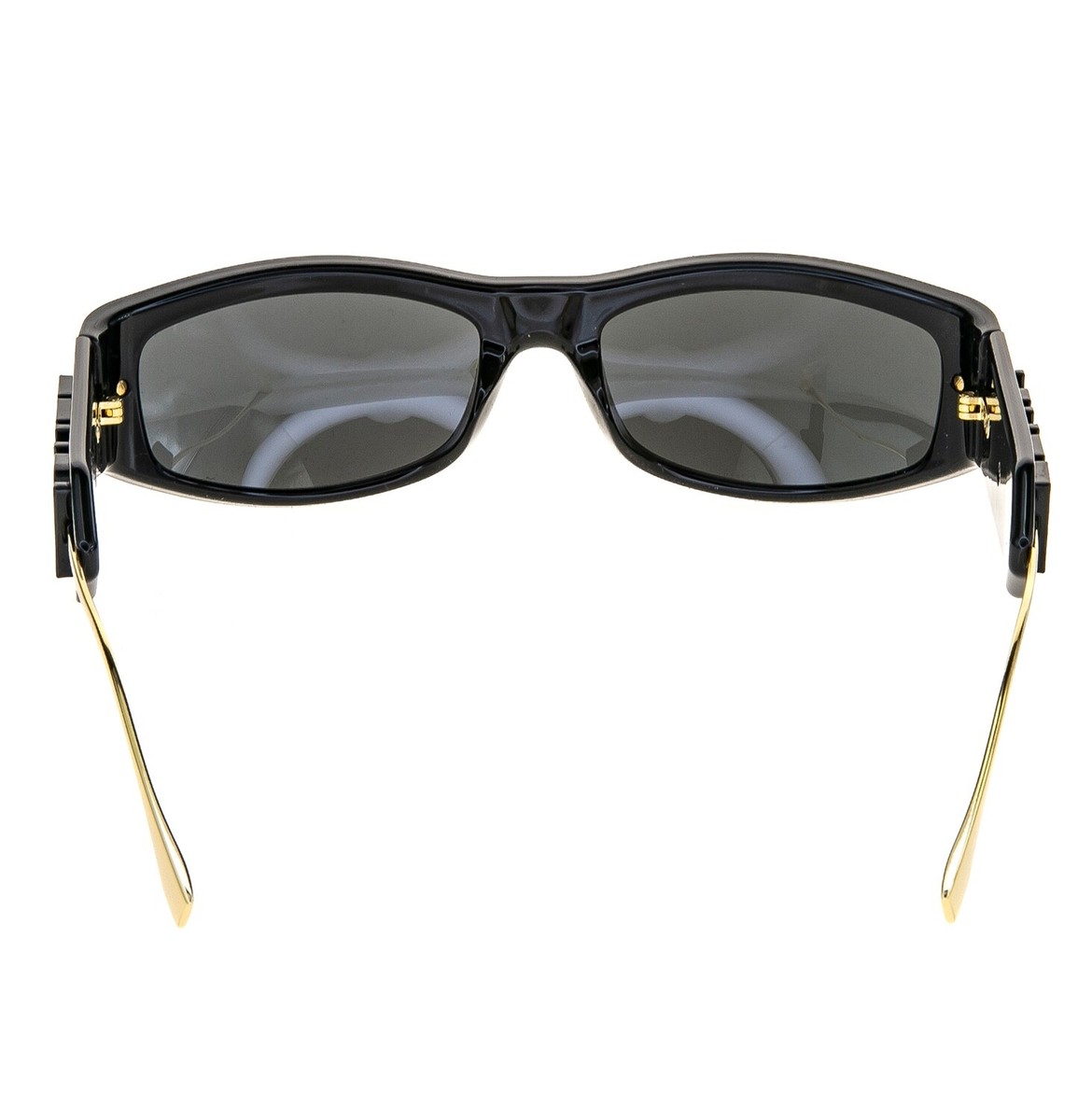 FENDI FENDIGRAPHY HOBO Logo 40120 Black Fashion Wrap Sunglasses