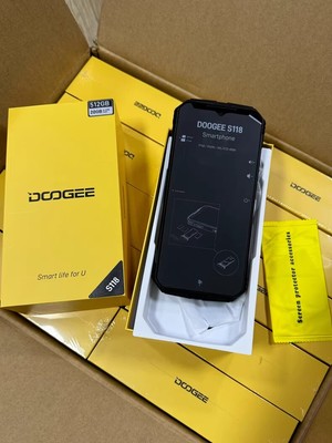 Doogee S118 Rugged Android Mobile Phone (Red/8GB+512GB/Dual SIM/Unlocked)