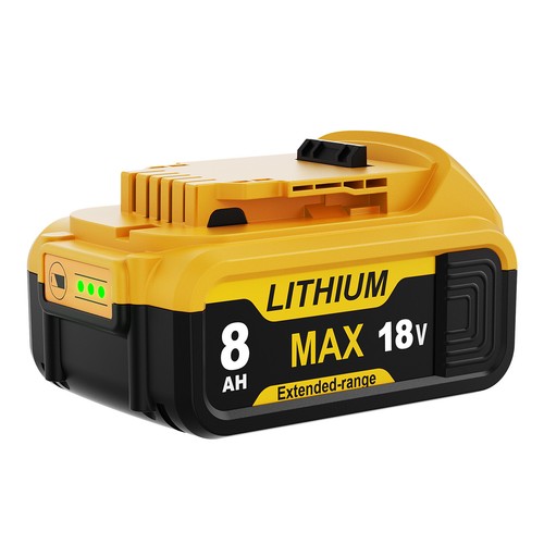 4X For DeWalt 18V Battery 8.0Ah 6.0Ah 9.0Ah XR slide Li-ion DCB184 DCB182 DCB183 - Picture 15 of 51