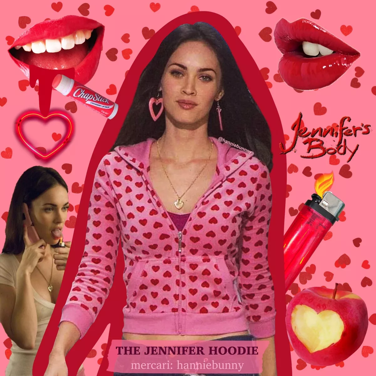 Jennifer's body heart hoodie for sale new arrivals