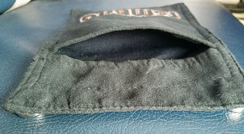 foMBAG accessorie remote control holder snap on black suede brown logo - Picture 3 of 12