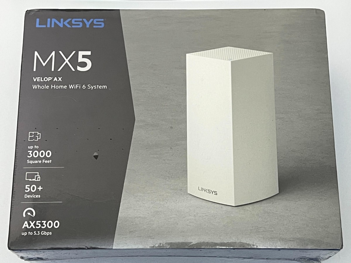 ほぼ新品 LINKSYS Velop MX5300 Linksys MX5 Velop AX Whole Home Wi-Fi 6 - AX5300 - MX5300 | eBay