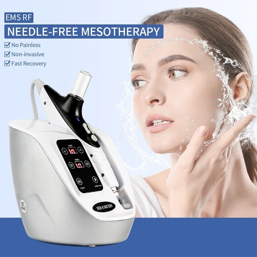 EMS Meso Injektor keine Nadel Haut Falten Entfernung Pflege Maschine RF Mesotherapie Pistole - Bild 2 von 12