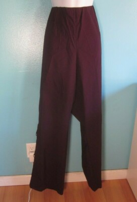 NEW Womans Chalou Sempre Piu Plus Size 28W Straight Leg Stretch Pant Plum Purple