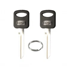 2x New Key Blanks For Ford and Mercury Non-Transponder Uncut Blade 322789 H75