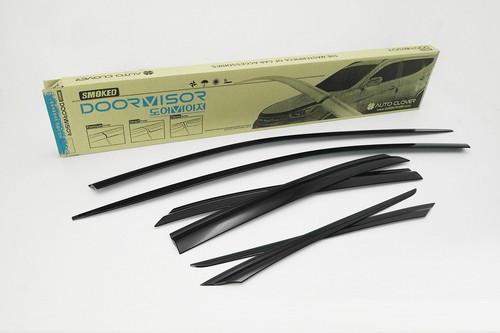 Smoke Tinted Weather shields 6pcs for 2015 - 2020 Lexus RX 200T 350 450H - Picture 5 of 12