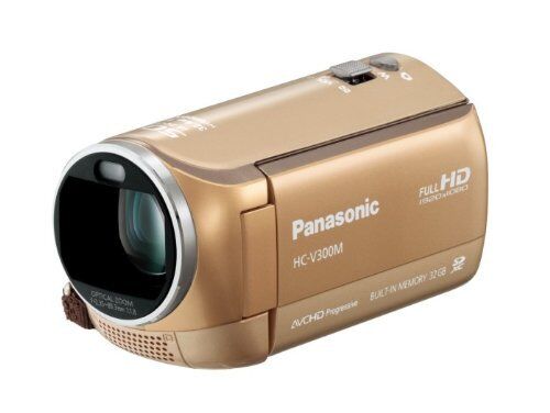 Panasonic Digital HDTV V300 32GB Gold Beige HC-V300M-C - 第 1/1 張圖片