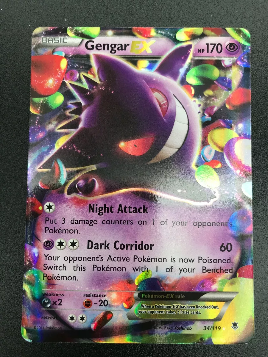 Pokémon cards mega Gengar EX Japanese Mint Phantom Forces