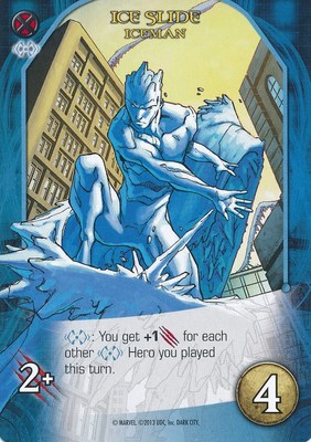 ICEMAN 2014 Upper Deck Marvel Legendary ICE SLIDE