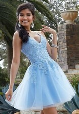MORILEE BLUE TULLE DRESS