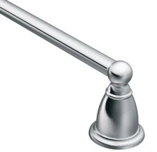 Moen Brantford 24" Towel Bar - CHROME - YB2224CH PLEASE READ - SCUFFS/SCRATCHES