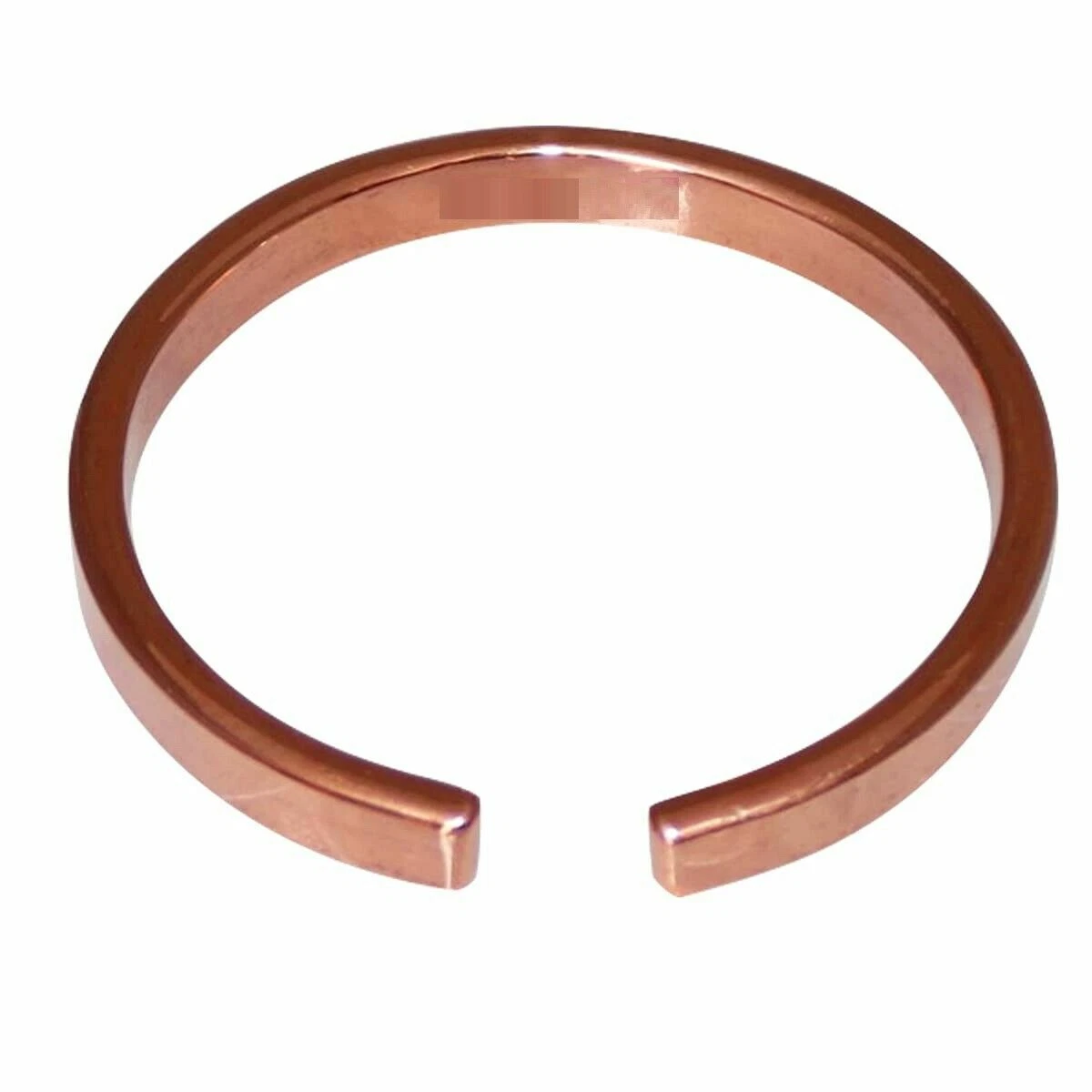 Flat Pure Copper Kada Free Size For Men Brown eBay