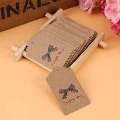 100pcs Star Kraft Paper Wedding Party Favor Gift Card Price Label Luggage Tag*
