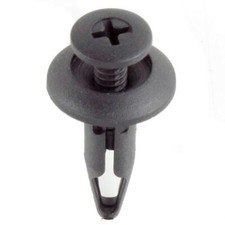 Black 6mm ABS Panel Fixings Pack Of 10