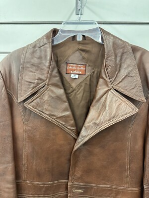 Grais ANGEL SKIN Cabretta Leather Men's Coat Jacket 44 Reg Vintage