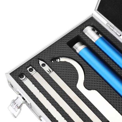 Lathe Dresser Hollow Cutter Carbide Woodworking Turning Tool Set Blue - Picture 11 of 12