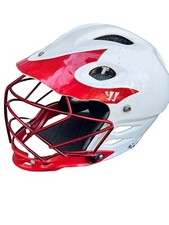Warrior Lacrosse Helmet White/Red