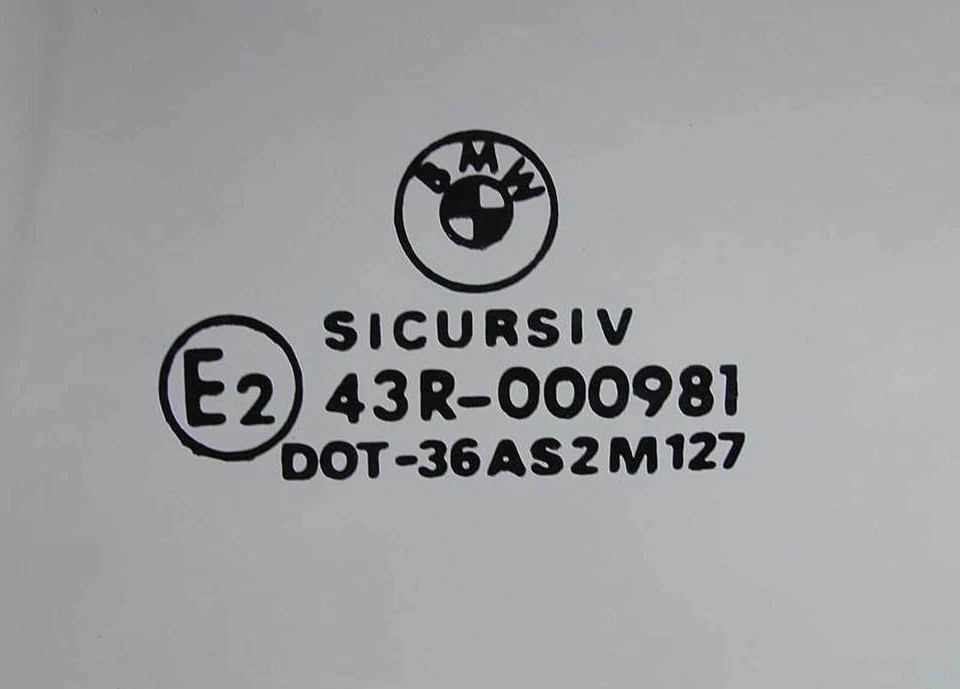 Cristal ventana trasera izquierda bmw e46 serie 3 4 puertas sedán 1999-2005 325i 328i OEM USADO Foto 2 de 2