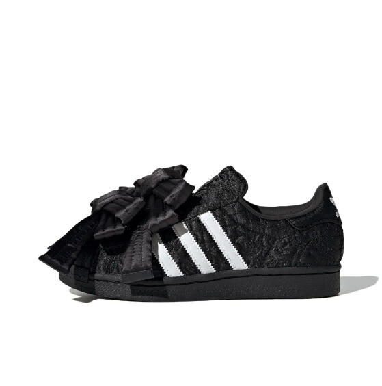 Caroline Hu x Adidas Superstar Casual Fashion Sneakers JR7978 Women's Black