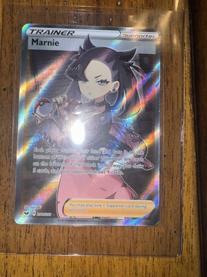 Marnie 200/202 Sword & Shield Base Set Full Art Trainer Pokemon