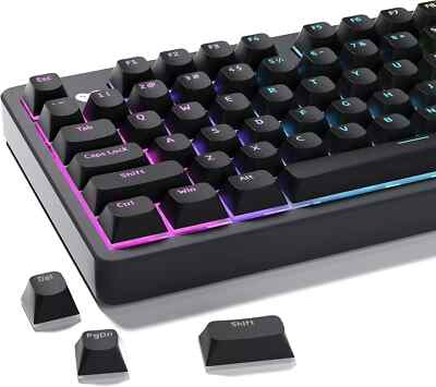 Ball Shape Keycaps Set PBT Doubleshot Shine Through fits mx Mechanical Keyboards
