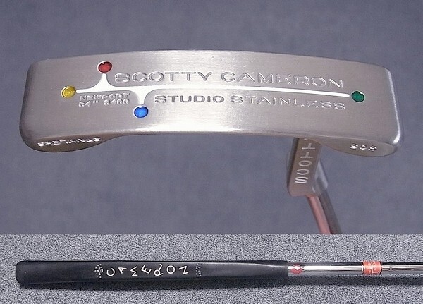 SCOTTY CAMERON STUDIO STAINLESS NEWPORT 34in Putter RH Free 