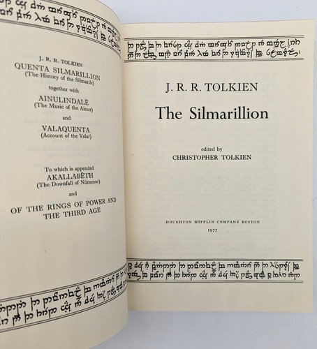 The Silmarillion by J.R.R. Tolkien - First American Edition First Printing w/Map - Picture 3 of 8