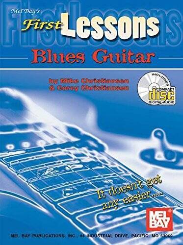 Mel Bay's First Lessons Blues Guitar Book/CD Set - Paperback - GOOD - Picture 1 of 1