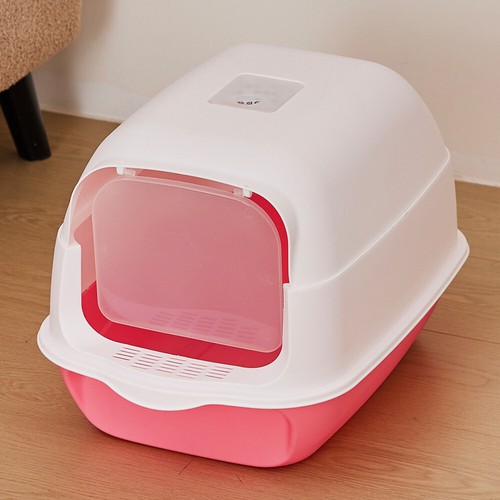 Cat Litter Tray Hooded Scoop Filter Box Loo Toilet Covered Lid Anti-Splashing - Picture 21 of 33