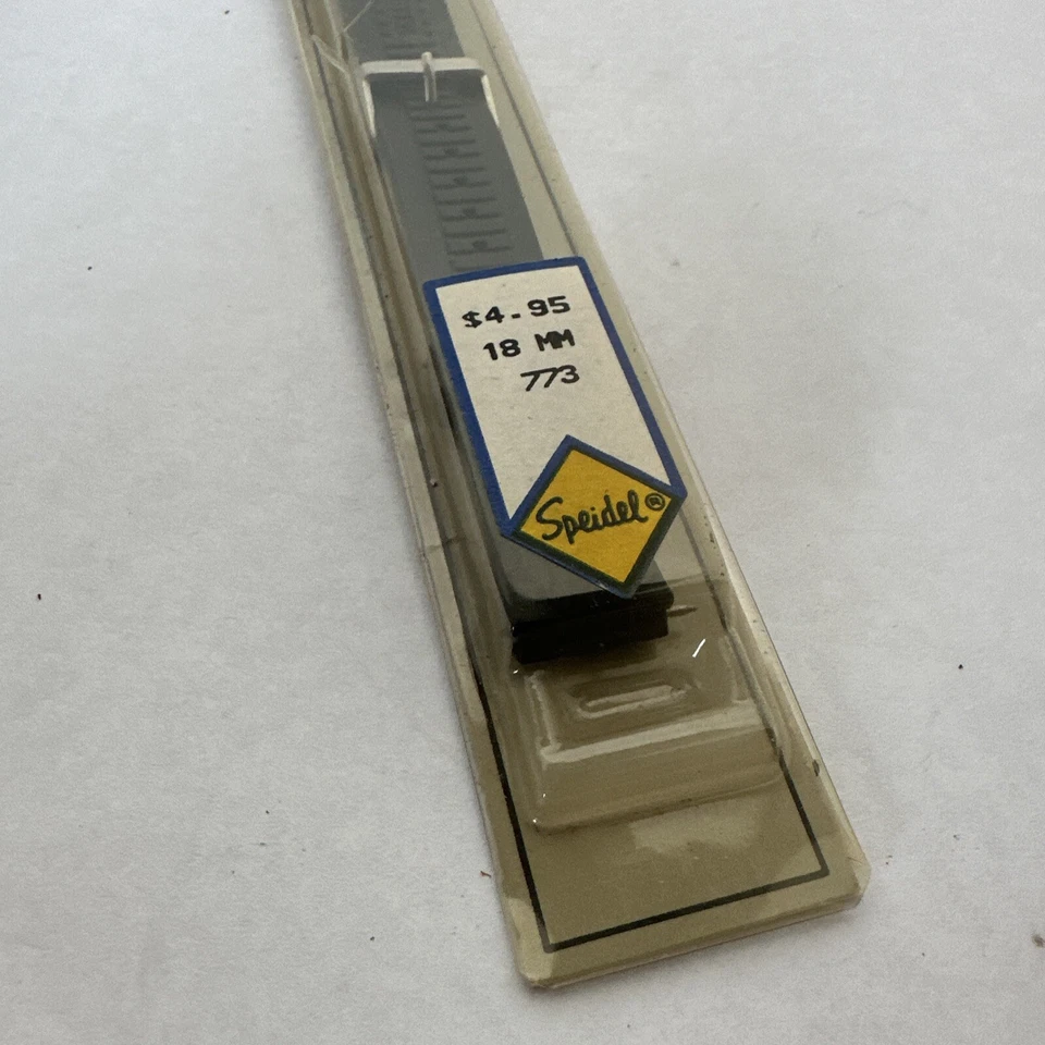 Correa de reloj Speidel impermeable 100 metros. Stock nuevo/antiguo vintage Foto 3 de 4