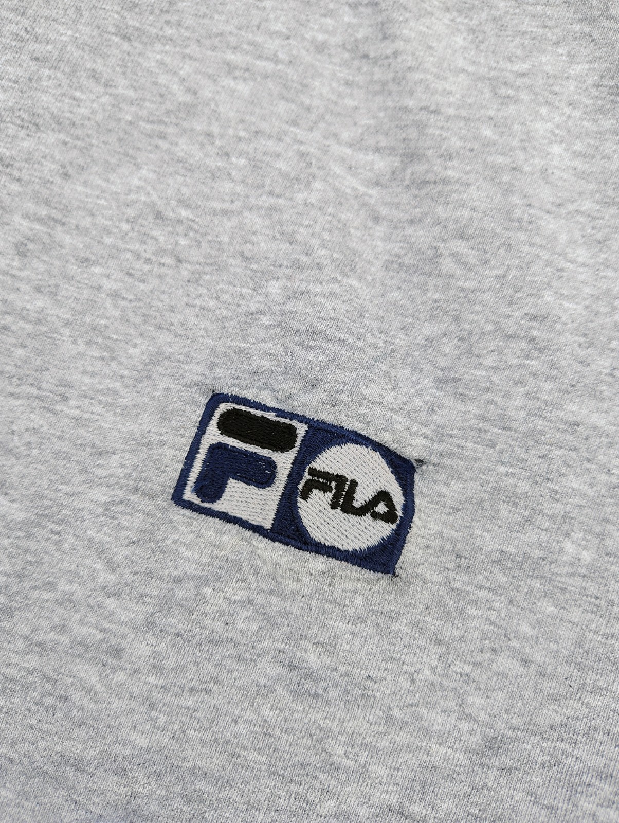 T shirt FILA vintage uomo XXL 2XL grigio streetwear grunge skater anni 90 logo Y2K
